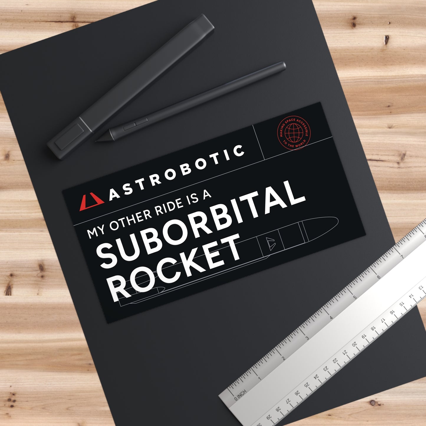Xogdor "My Other Ride is a Suborbital Rocket" Bumper Sticker