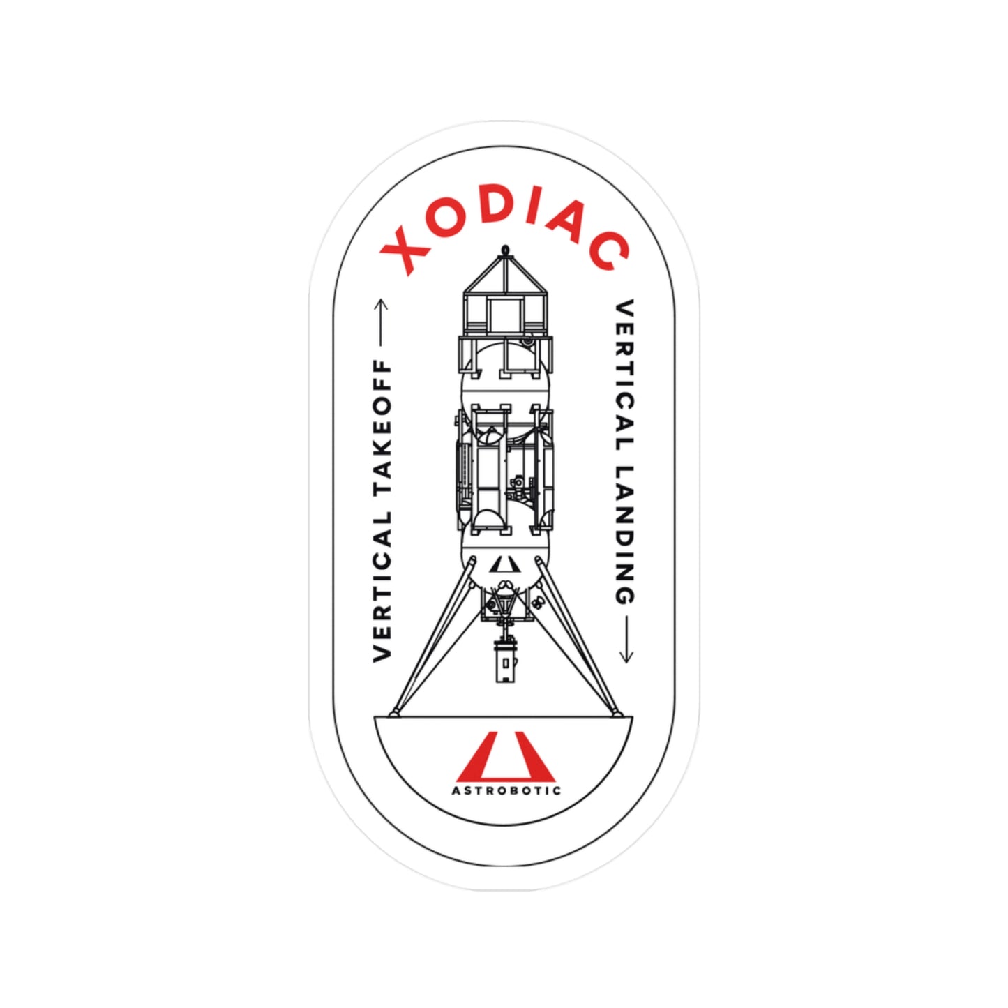 Xodiac VTVL Vinyl Sticker