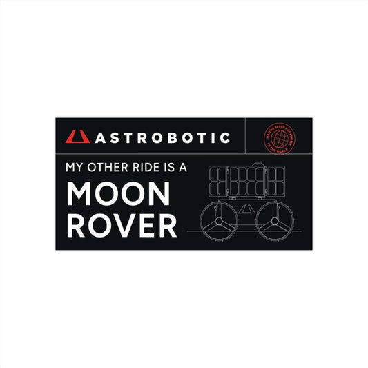 CubeRover "My Other Ride is a Moon Rover" Bumper Sticker