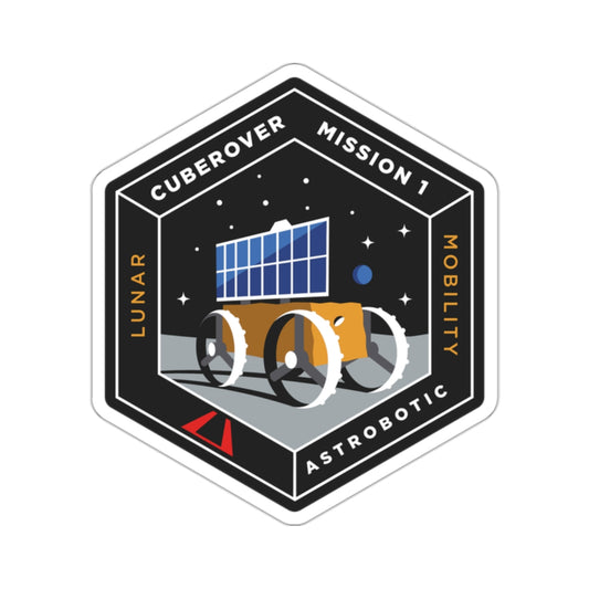 CubeRover-1 Die-Cut Sticker